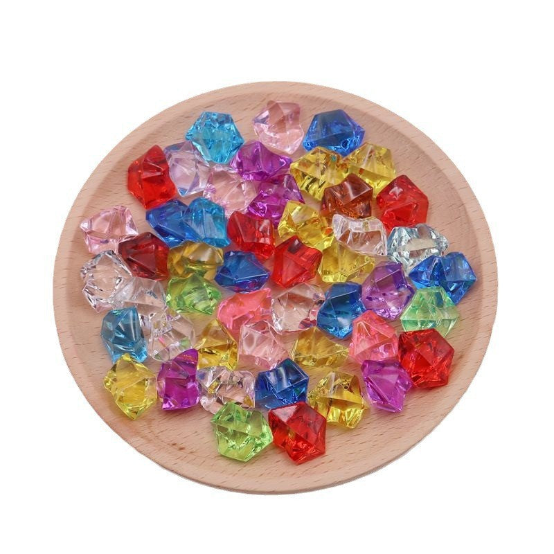 Ornamental Stone Simulation Ice Cube Crystal Crushing Plastic Jewelry Accessories