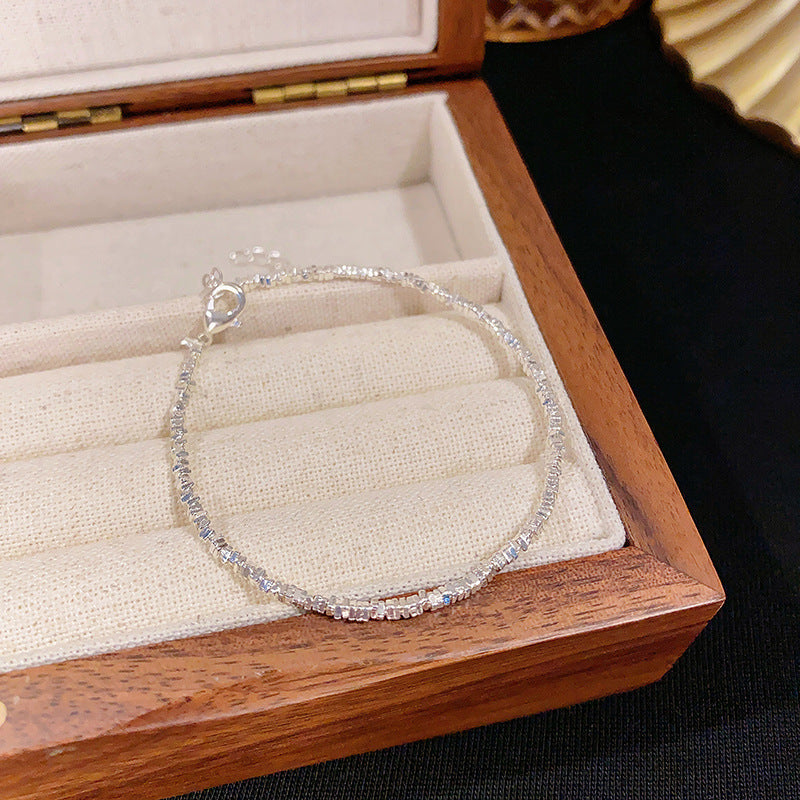 Small Pieces Of Sier Light Luxury Minority Exquisite Bracelet