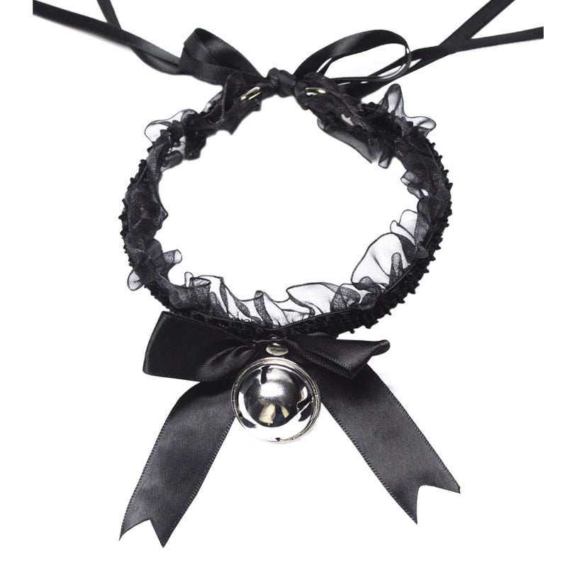 Lace Little Bell Shape Clavicle Chain Neck Accessories Soft Necklaces