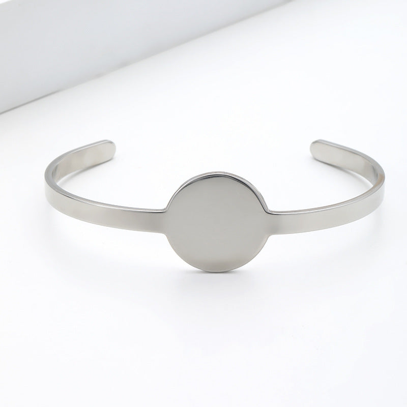 Stainless Steel Multicolor Laser Blank Material Bracelets