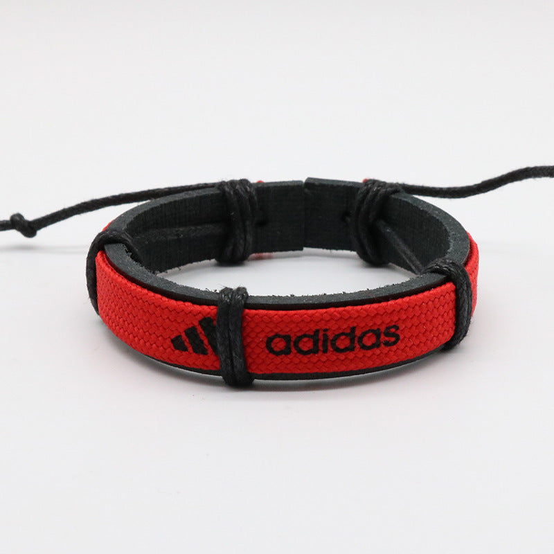 Male Female Couple Basketball Sports Weaving Bracelets