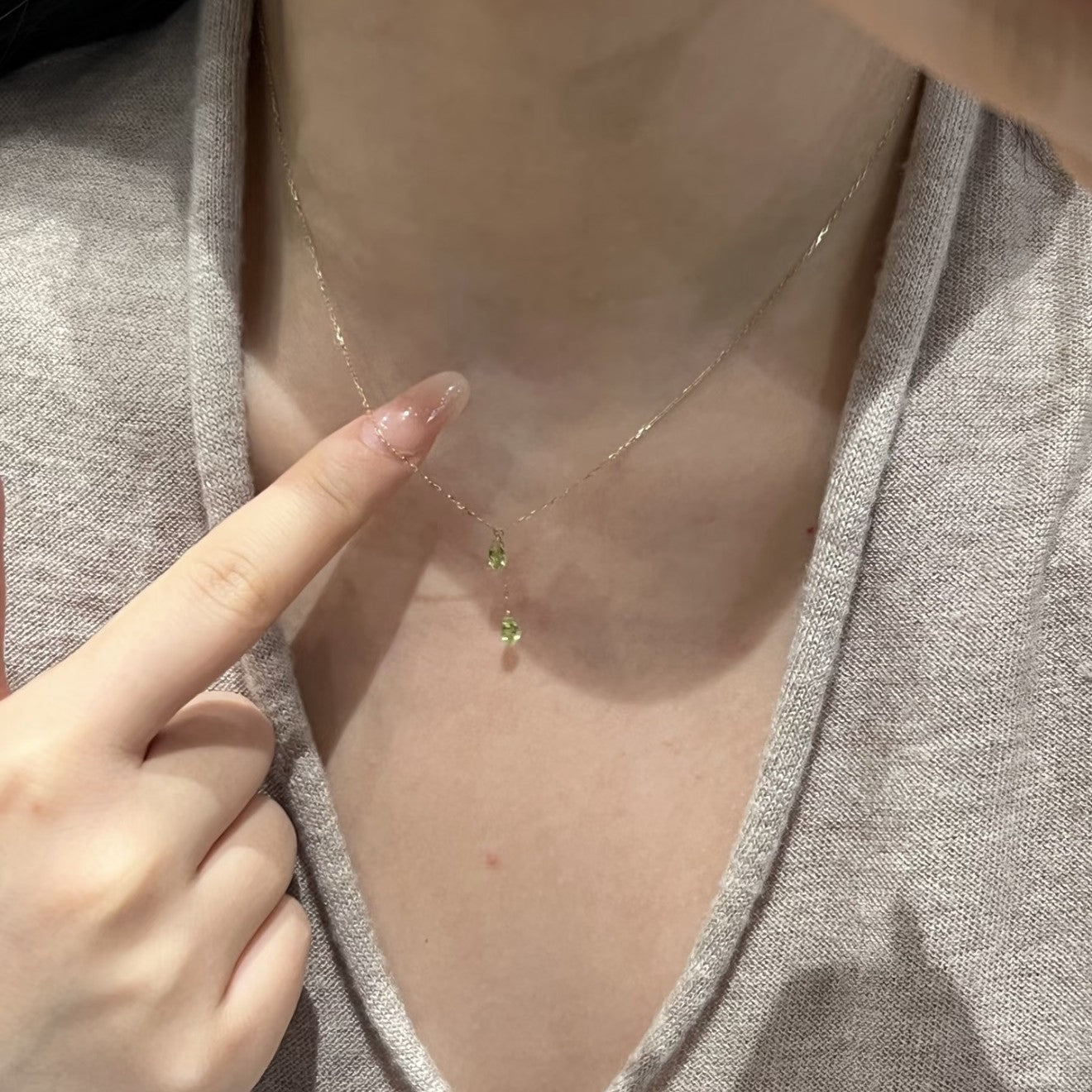 Female Clavicle Chain Temperament Entry Lux High Sense Necklaces
