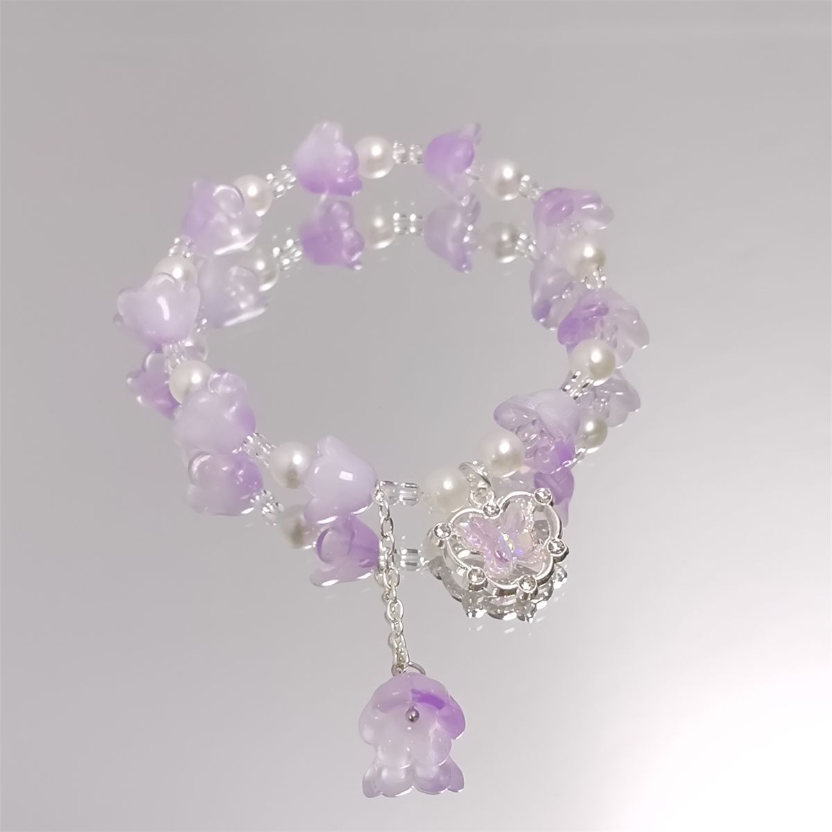Fairy Mori Style Colorful Lily Female Sweet Bracelets