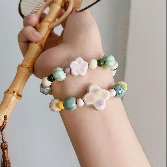 Women's Ceramic Summer High-grade Chinese Style National Bracelets