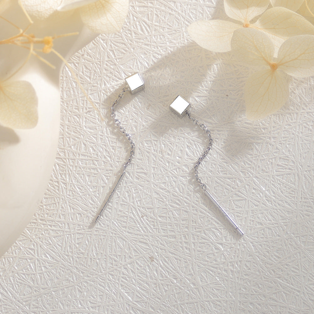 Korean Style Trendy Square Design High-grade Earrings