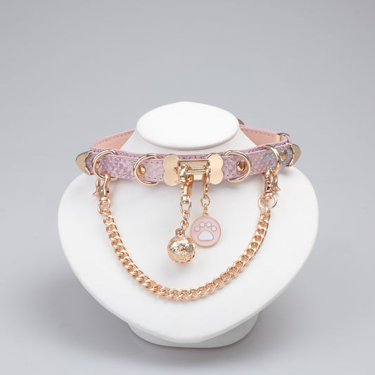 Magic Color Dog Bone Short Love For Collar
