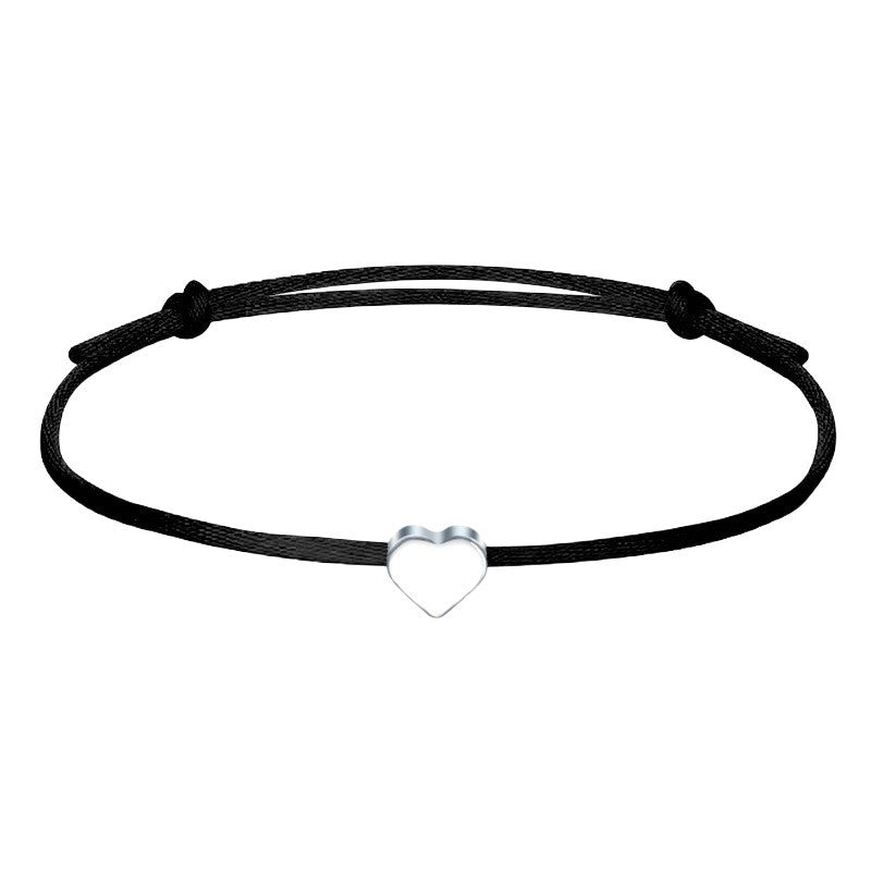 Adjustable Lucky Love Heart Shape Ten Colors Bracelet