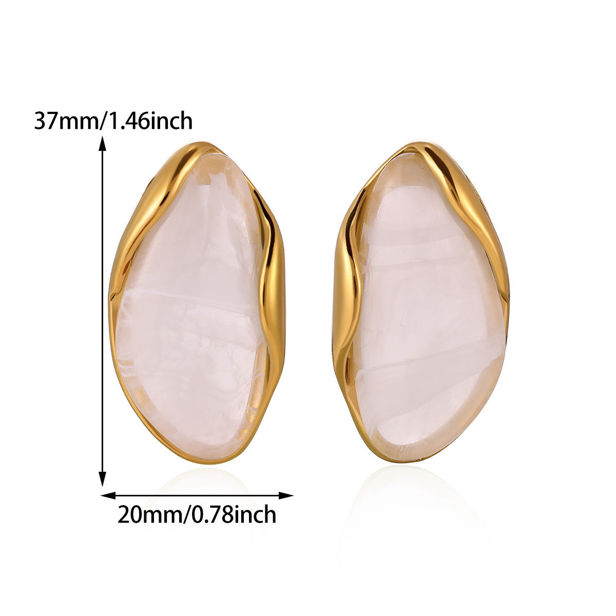 Women's Coffee Color For Light Luxury Temperament High Sense Earrings