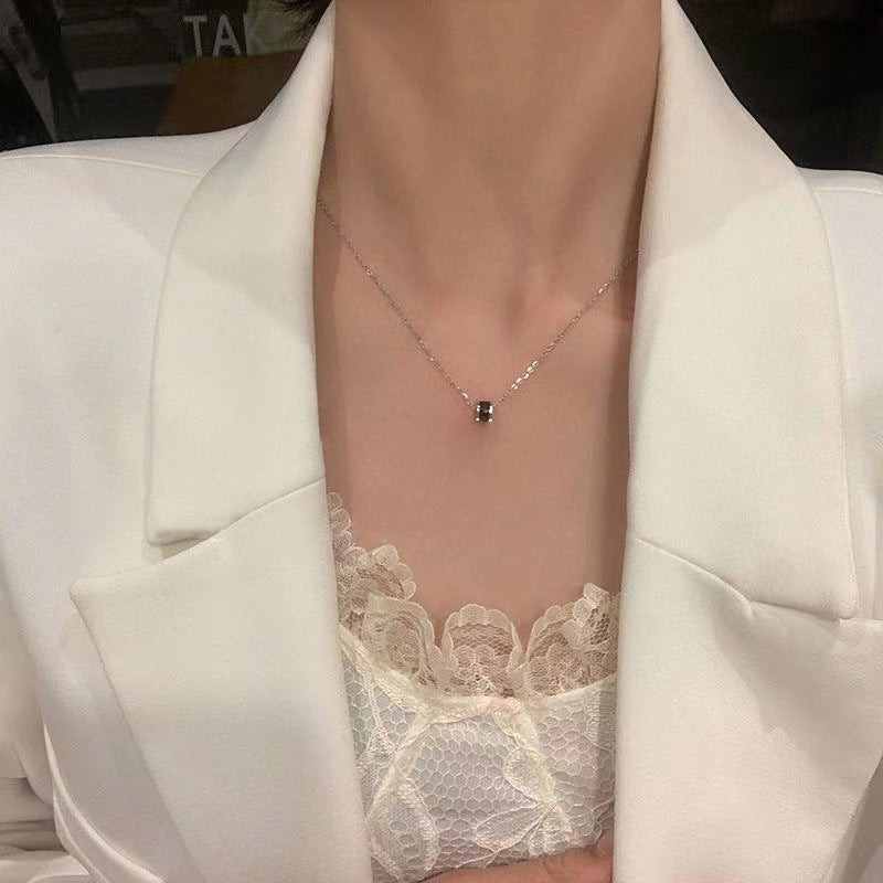 Women's Black Small Waist For Trendy Design High Sense Exquisite Versatile Necklace