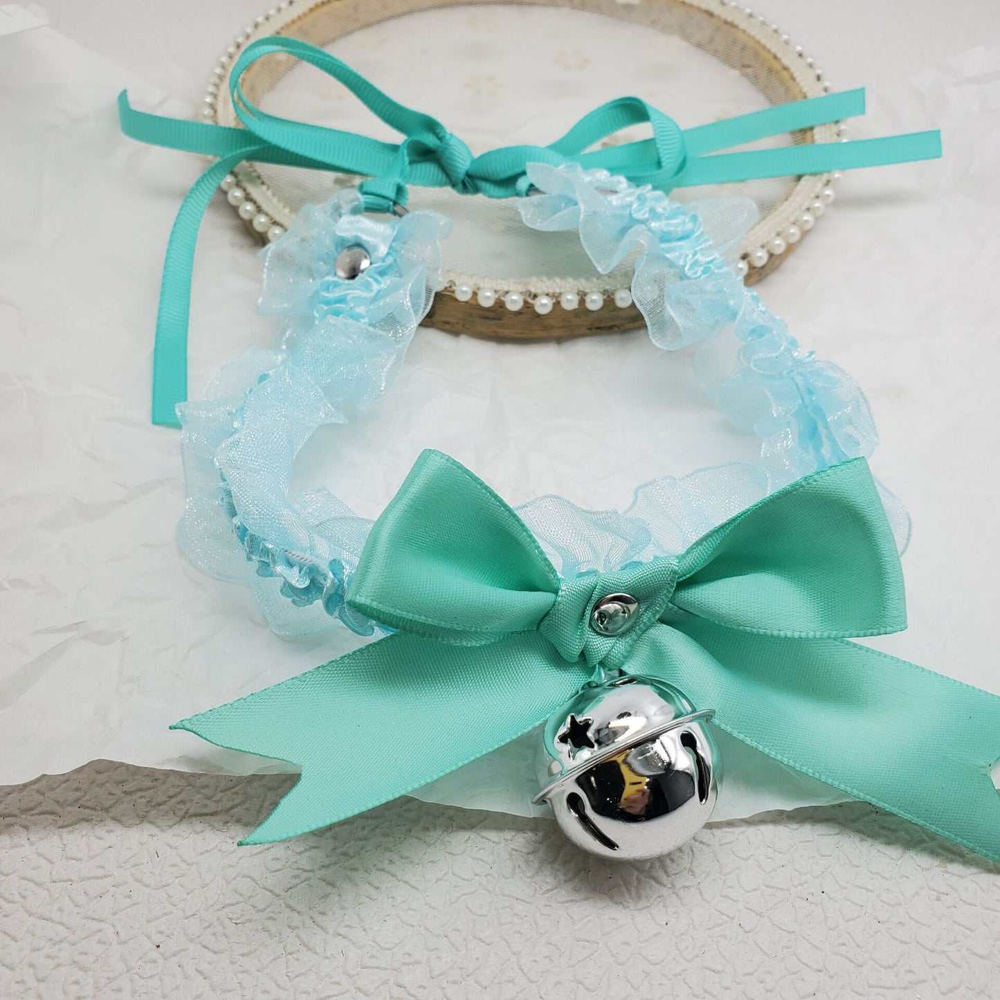 Lace Little Bell Shape Clavicle Chain Neck Accessories Soft Necklaces