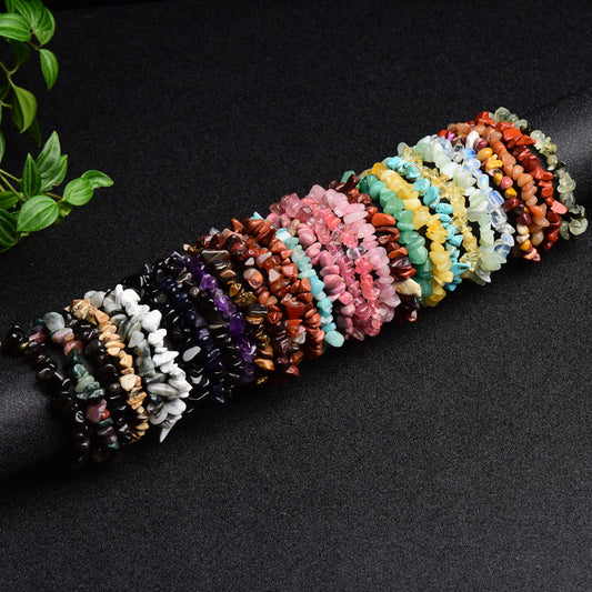 Stone Chain Citrine White-barked Pine Tigereye Trendy Male Female Personality Bracelet