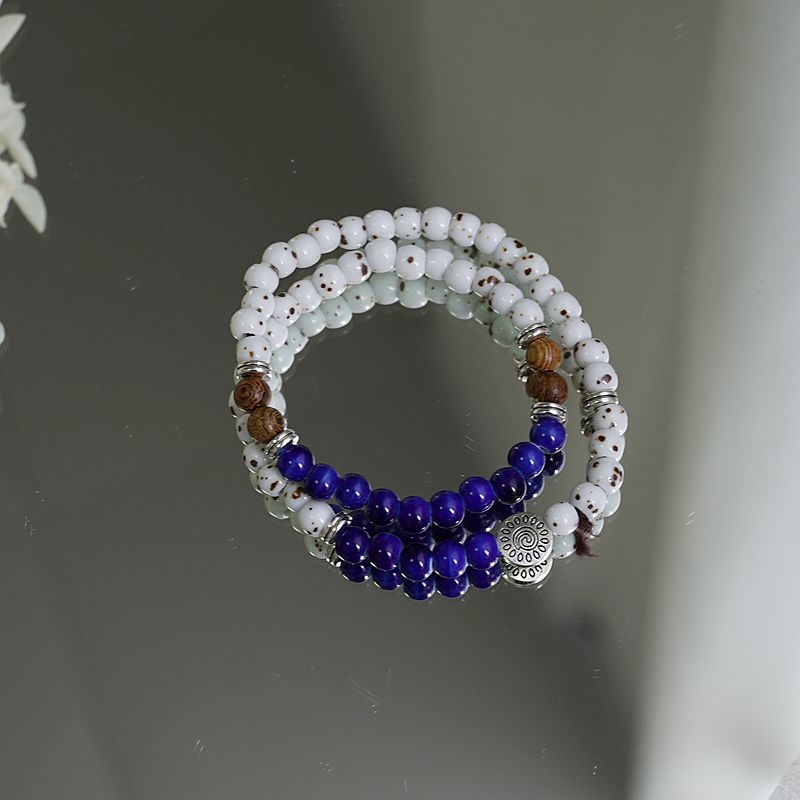 Circle Ceramic Mori Style Female Ethnic Bracelets