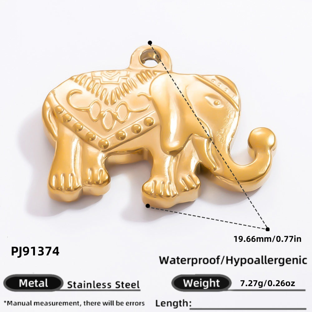 Classy Stylish Stainless Steel Gold-plated Design Jewelry Accessories