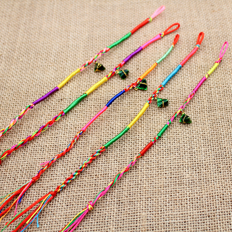 Boat Festival Colorful Rope Hand-woven Tiger Head Bracelets