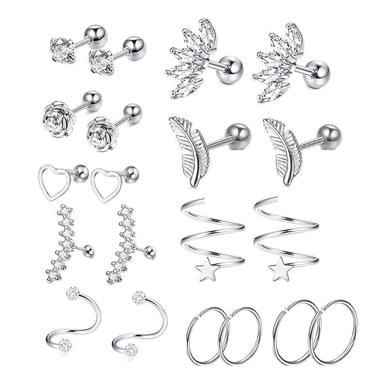 Of Piercing Simple Ear Clip Nail Suit Rings