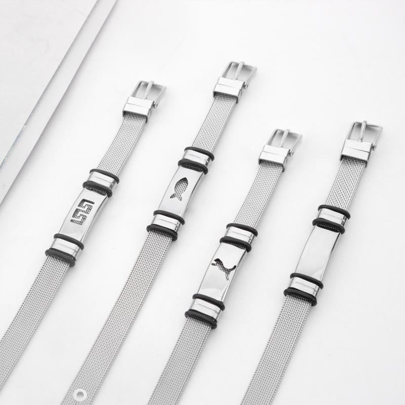 Small Commodity Stainless Steel Strap Niche High-grade Titanium Bracelets