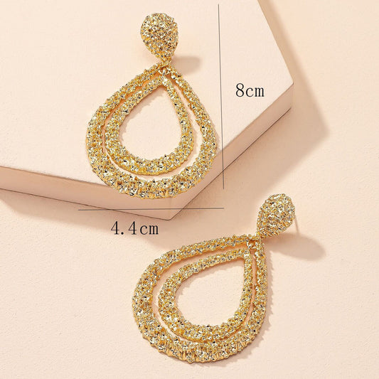 Fashion Exaggerated Drop-shaped Generous Creative Personalized Earrings