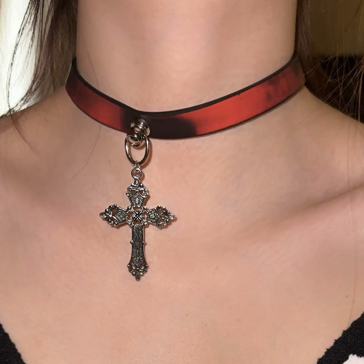 Paw Hot Soft Leather Trendy Cool High-grade Collar