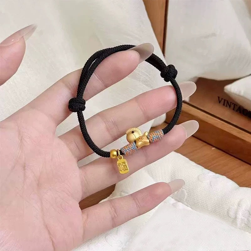 Rich Fu Ma Good Luck Send My Life Lucky Family Bracelet