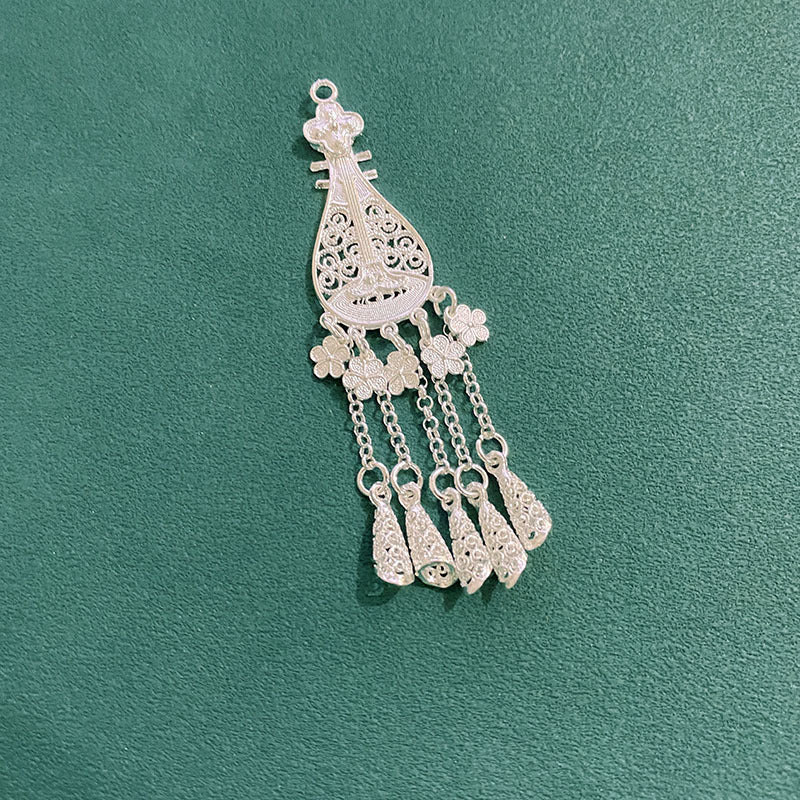 Clothes Miao Magnets Sier Hat Peacock Phoenix Pendants