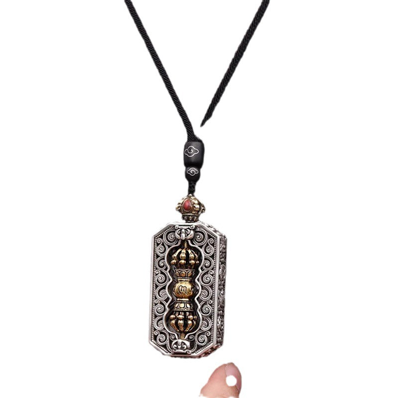 Pattern Square Plate Niche For Statue Pendants