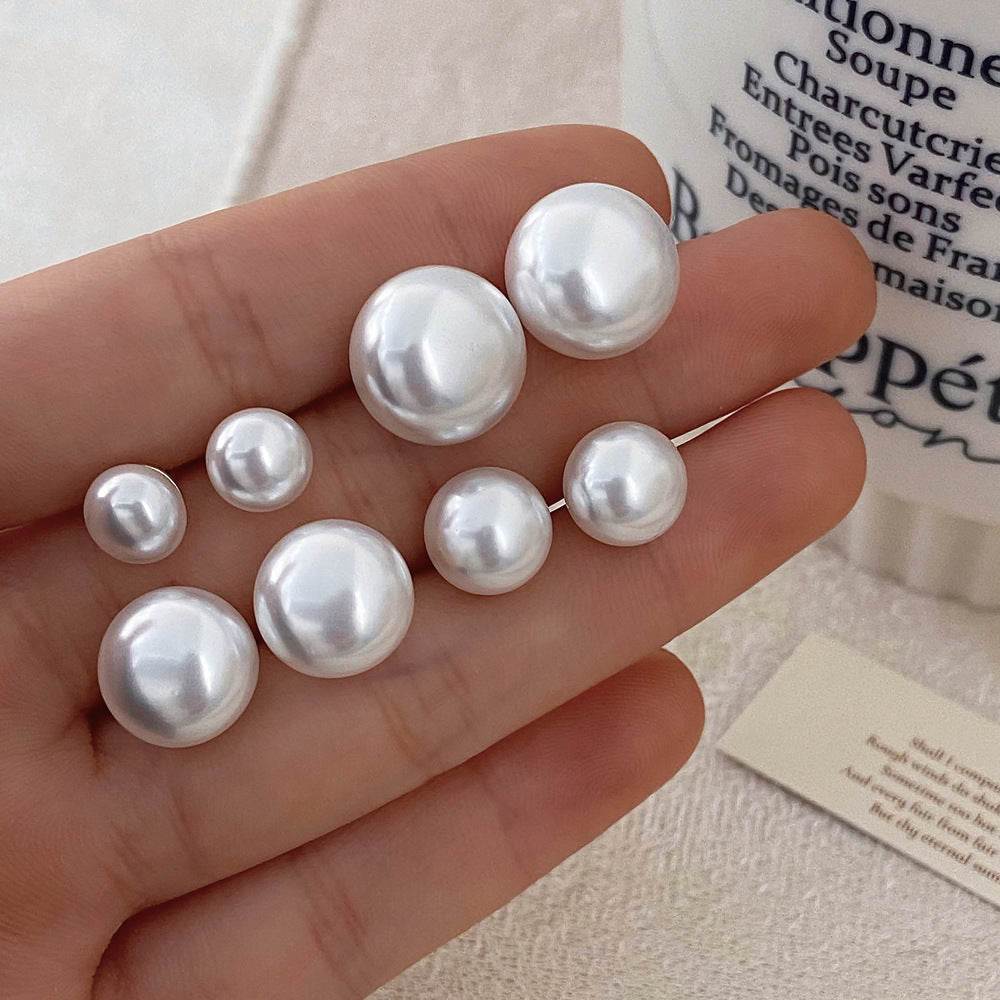 Women's Retro Steamed Bread Pearl For Niche Design Advanced Earrings