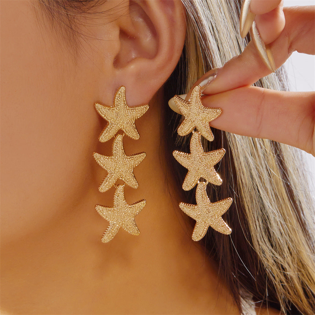 Female Graceful Fashionable Street Shooting Holiday Rings