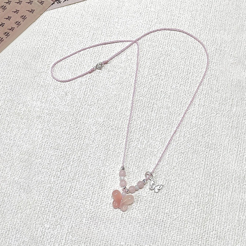 Rope Elegant High Sense White Clavicle Necklaces