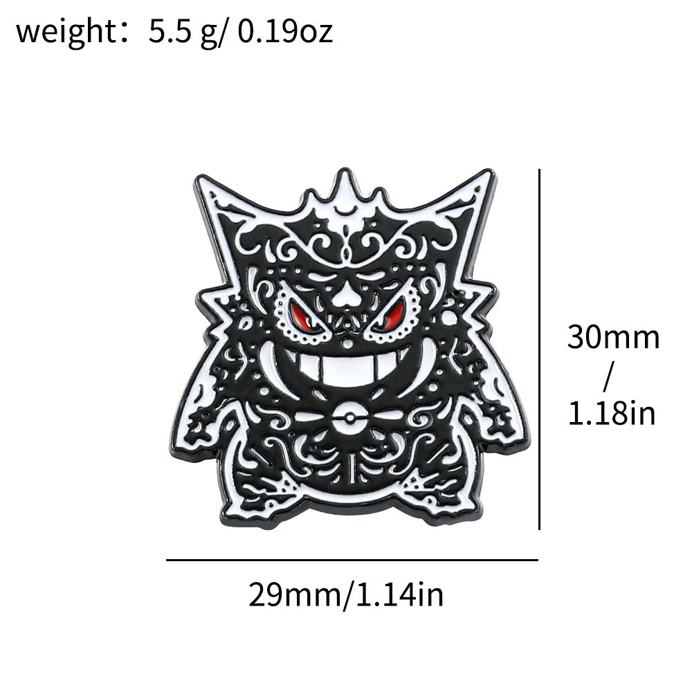 Cartoons Animation Brooch Poke Ball Badge Brooches