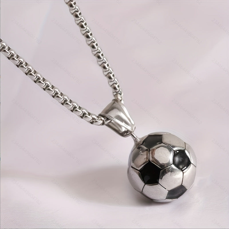 Personalized Sports Style Creative World Cup Stainless Steel Necklace