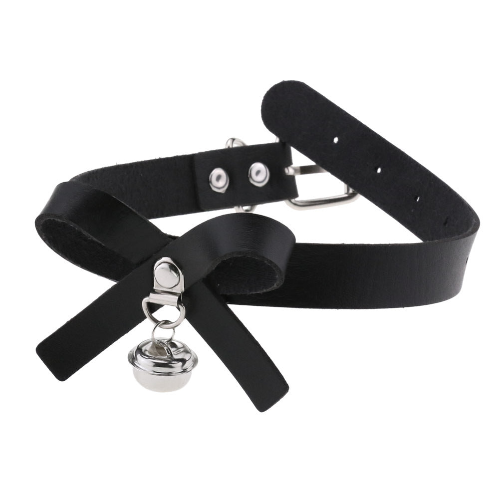 Punk Soft Graceful Bow Neckband Sexy Clang Collar