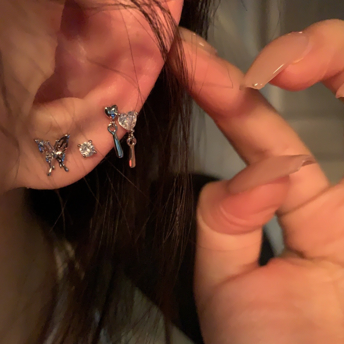 Always Design Sense Butterfly Female High-grade Earrings