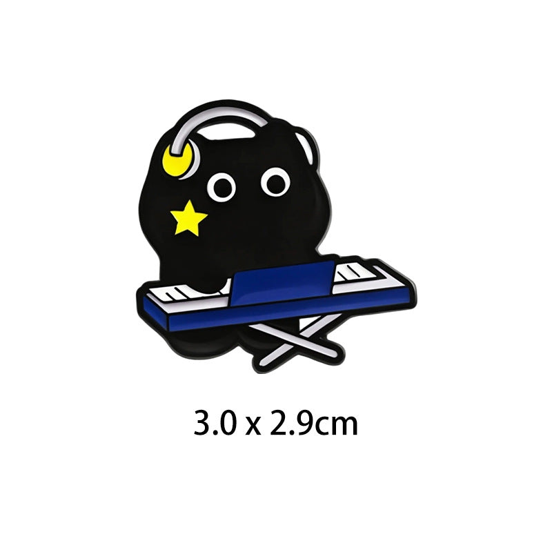 Cute Black Band Brooch Bag Decorative Brooches