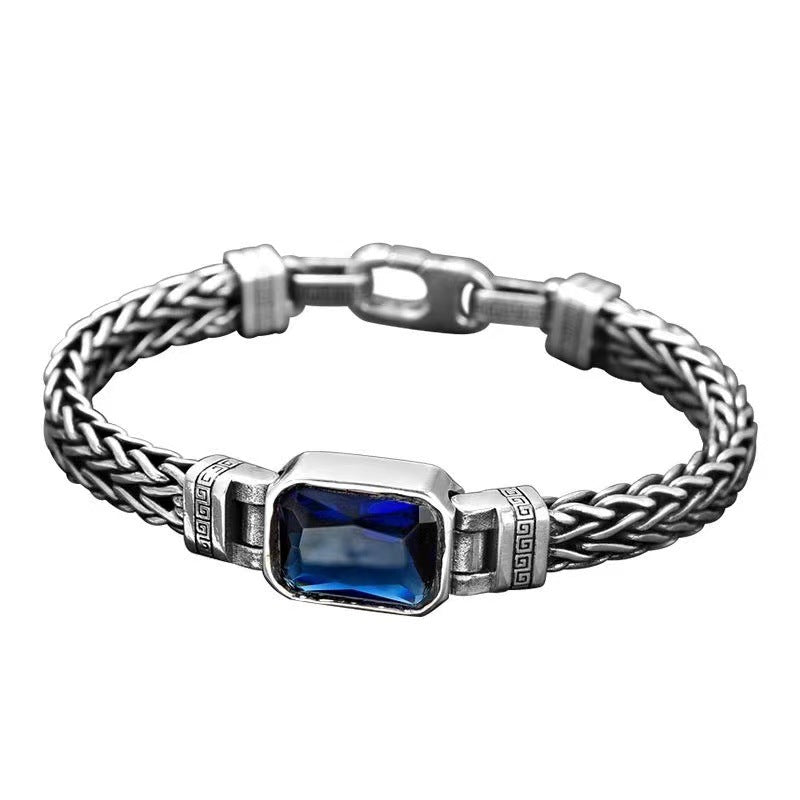 Men's Rain Hand Weaving Vintage Personalized Commemorative Bracelets