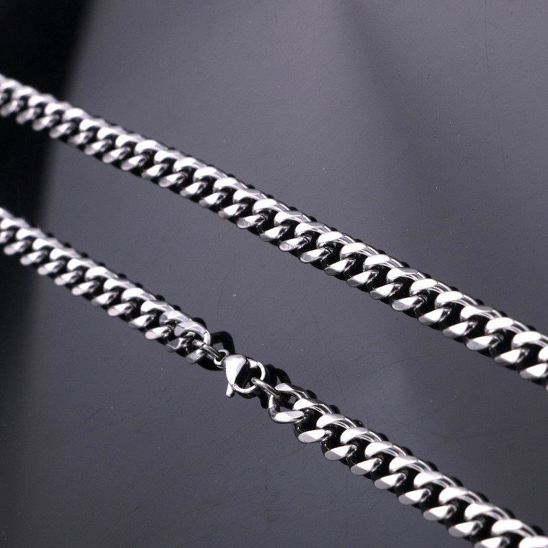 Featured Fashion Titanium Chain Choker Handmade Necklaces