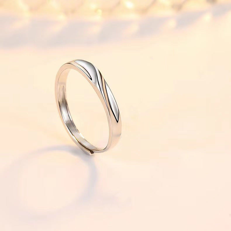 Pair For Couple Sterling Sier Design Rings