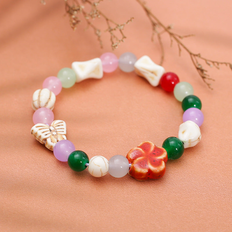 Stall Handmade Ceramic Pure Desire Wind Bracelet