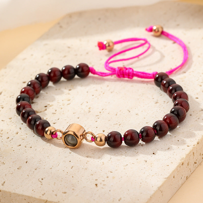 Natural Tigereye Projection Adjustable Confession Vintage Bracelet