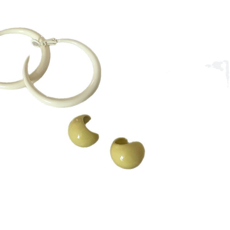 Ball Female Summer Fresh Simple Fashion Trend Temperament Commute Earrings
