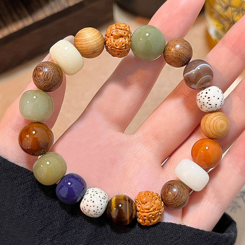 Women's & Men's Seeds Bodhi Couple Crafts Hand Toy Prayer Bracelet