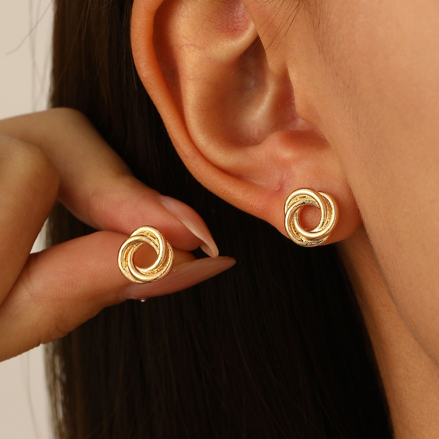 Bends Hitches Female Creative Knotted Twist Jewelry Set