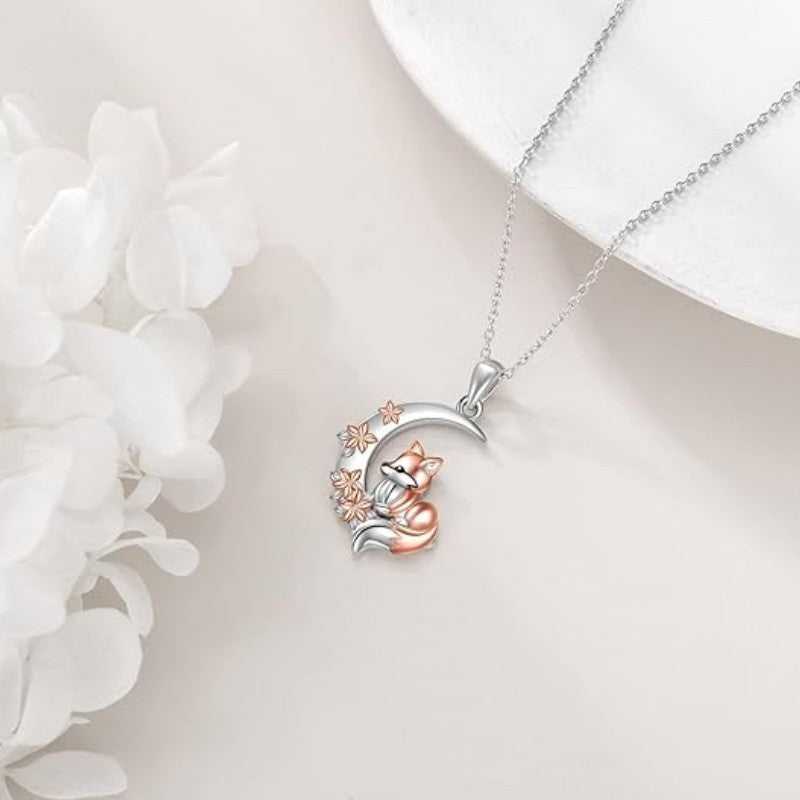 Mori Style Unique Design Charm Charming Beautiful Fox Necklace