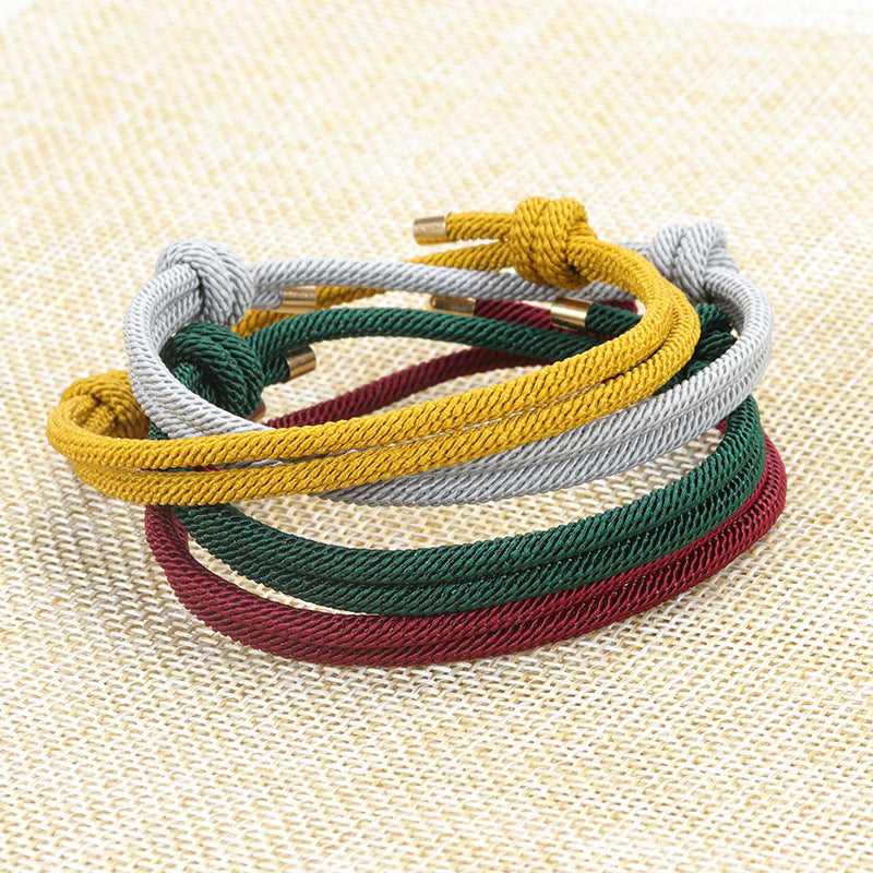 Simple Fresh Adjustable Couple Lucky Carrying Bracelets