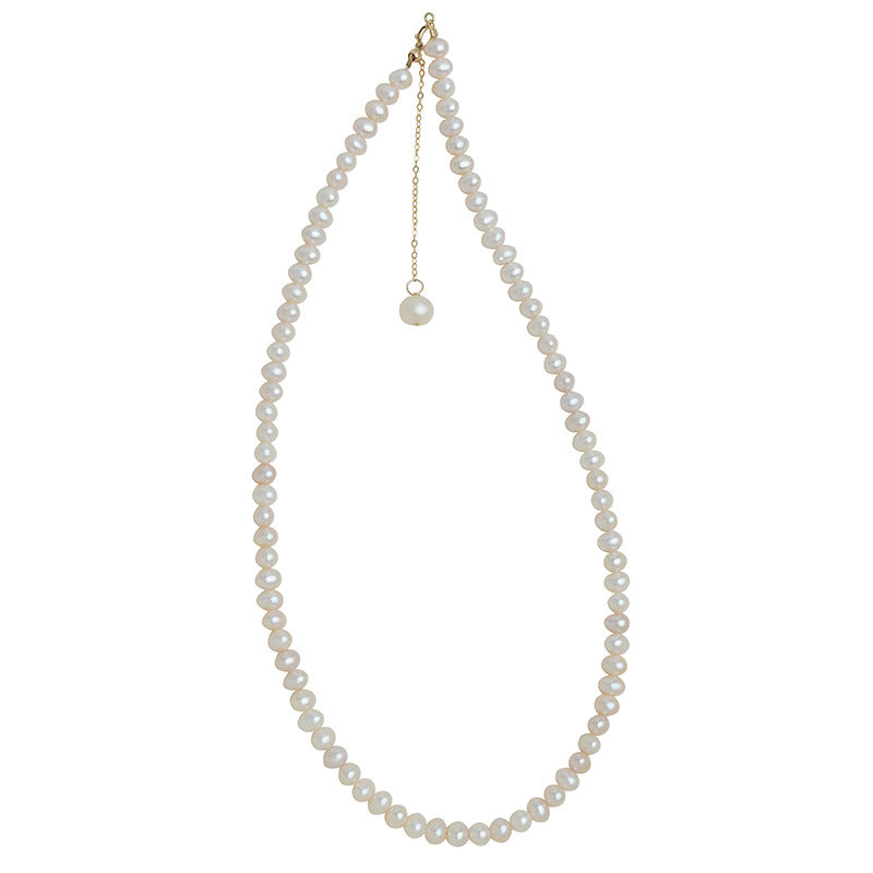 Women's Short Pearl Fashion Temperament Entry Lux Simple Personalized High Necklaces