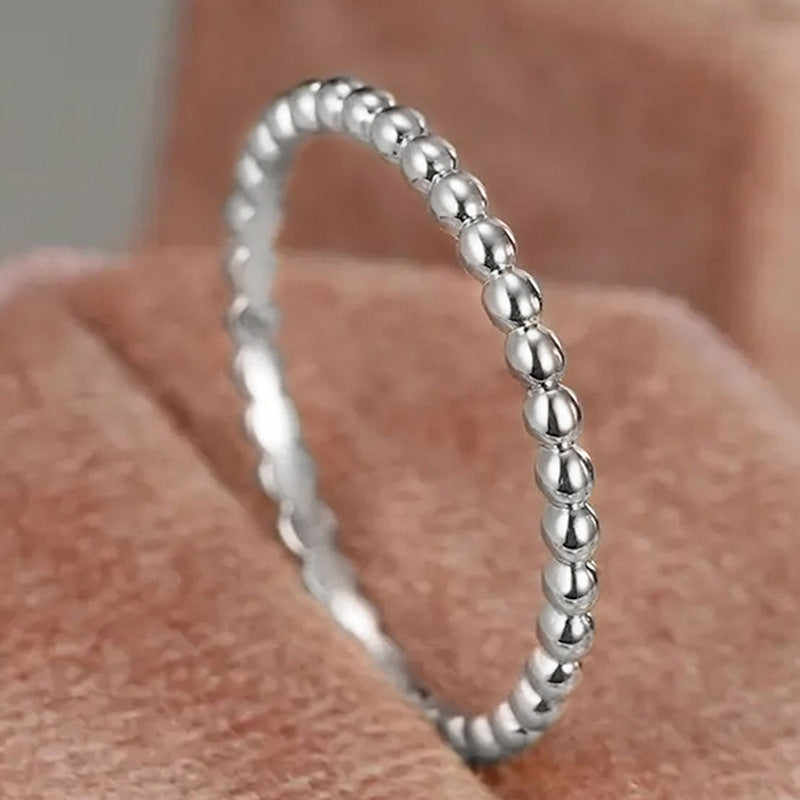 Women's Ya Retro Round Simple Exaggerated Personality Rings