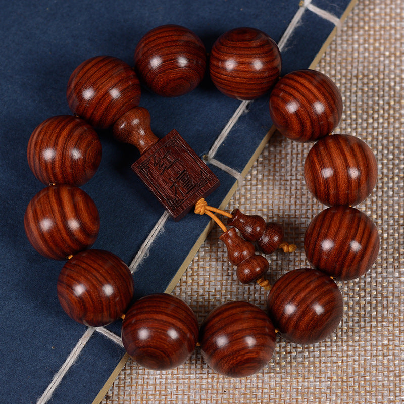 Women's & Men's Crafts High Density Submerged Log Buddha Bracelet