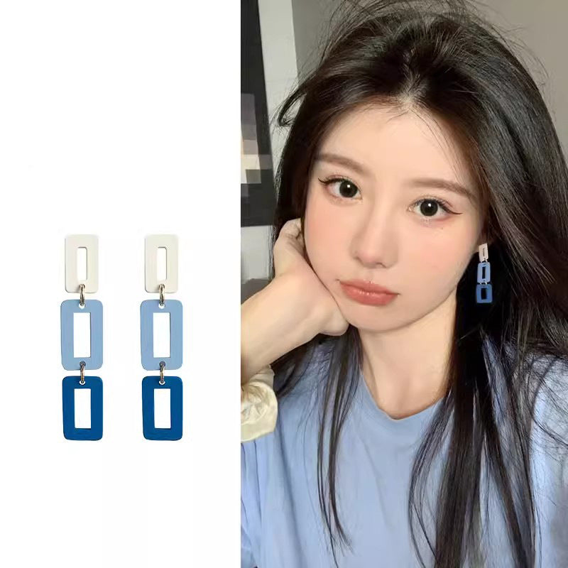 Advanced Chinese Style Retro National Eardrops Design Ear Earrings
