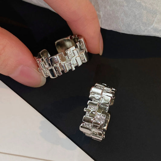 Open Female Niche Design Cold Wind High Sense Ring