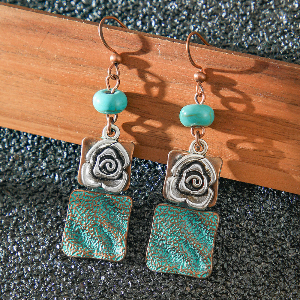 Attractive Antique Bohemian Ethnic Style Handmade Earrings