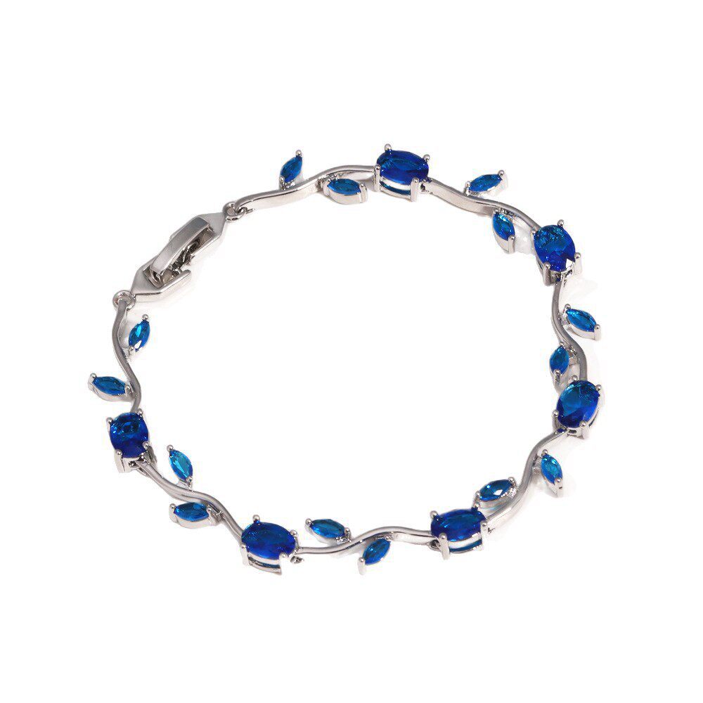 Temperament Wild Copper Color Zircon Branches Bracelet